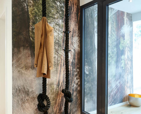 Opinion LaCima clothes hanger mit Wald Wandverkleidung